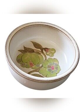 Vintage Denby “Troubadour" 9” Serving Bowl Very Good England Classic Cottage